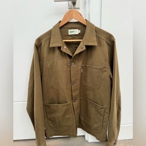 Wellen Stretch Chore Coat Dark Olive